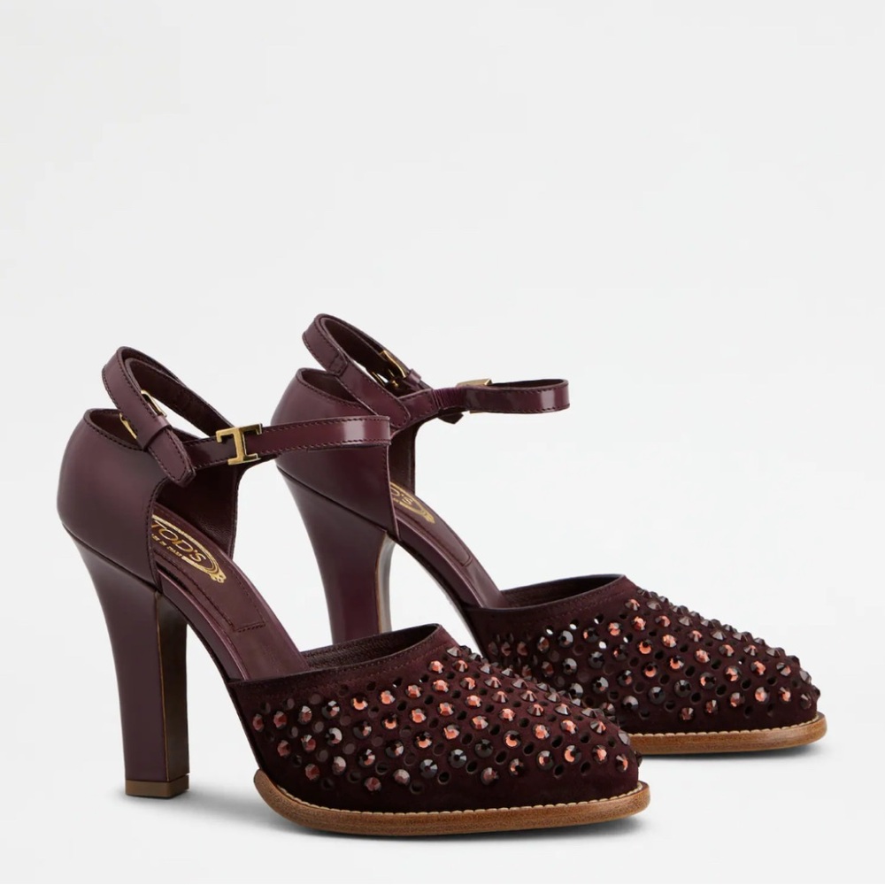 Tod’s D'Orsay Pumps in Smooth Leather and Suede size 36